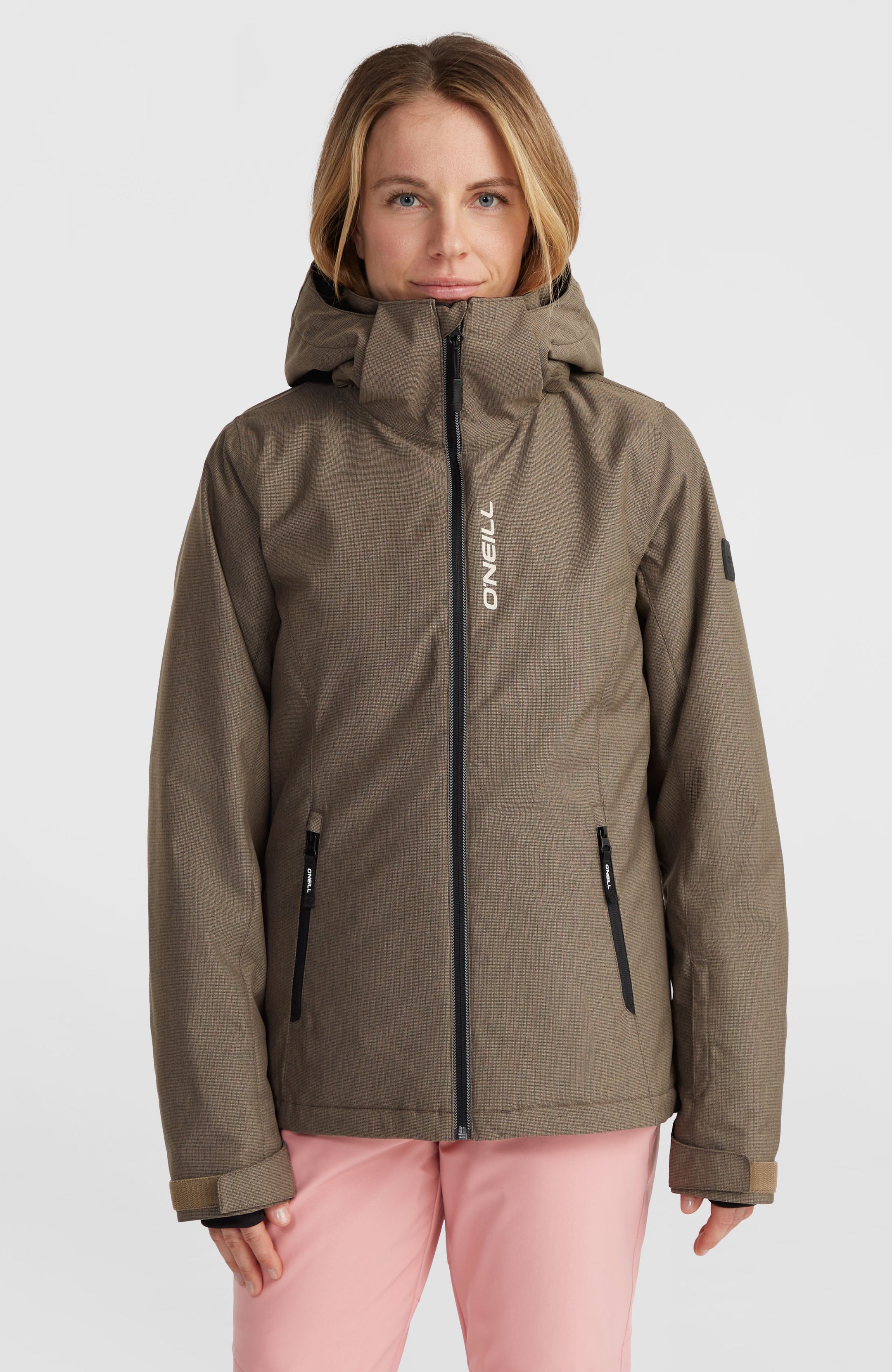 Stuvite Snow Jacket (Melange) - Concrete