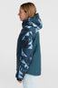 Aplite Plus Snow Jacket - Blue Triangle Ikat