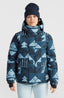 Z.E.N. Puffer Hybrid Jacket - Blue Triangle Ikat