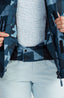 Z.E.N. Puffer Hybrid Jacket - Blue Triangle Ikat