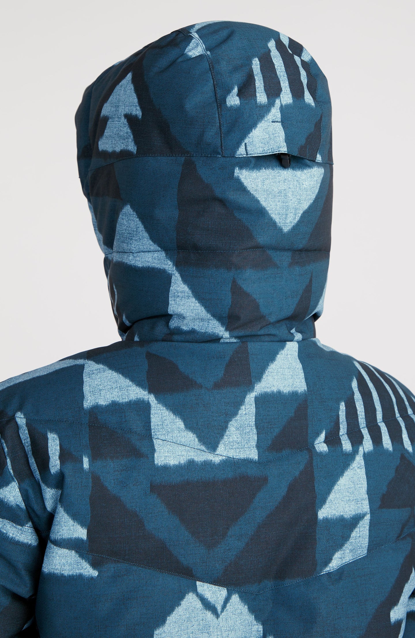 Z.E.N. Puffer Hybrid Jacket - Blue Triangle Ikat