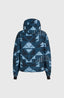 Z.E.N. Puffer Hybrid Jacket - Blue Triangle Ikat