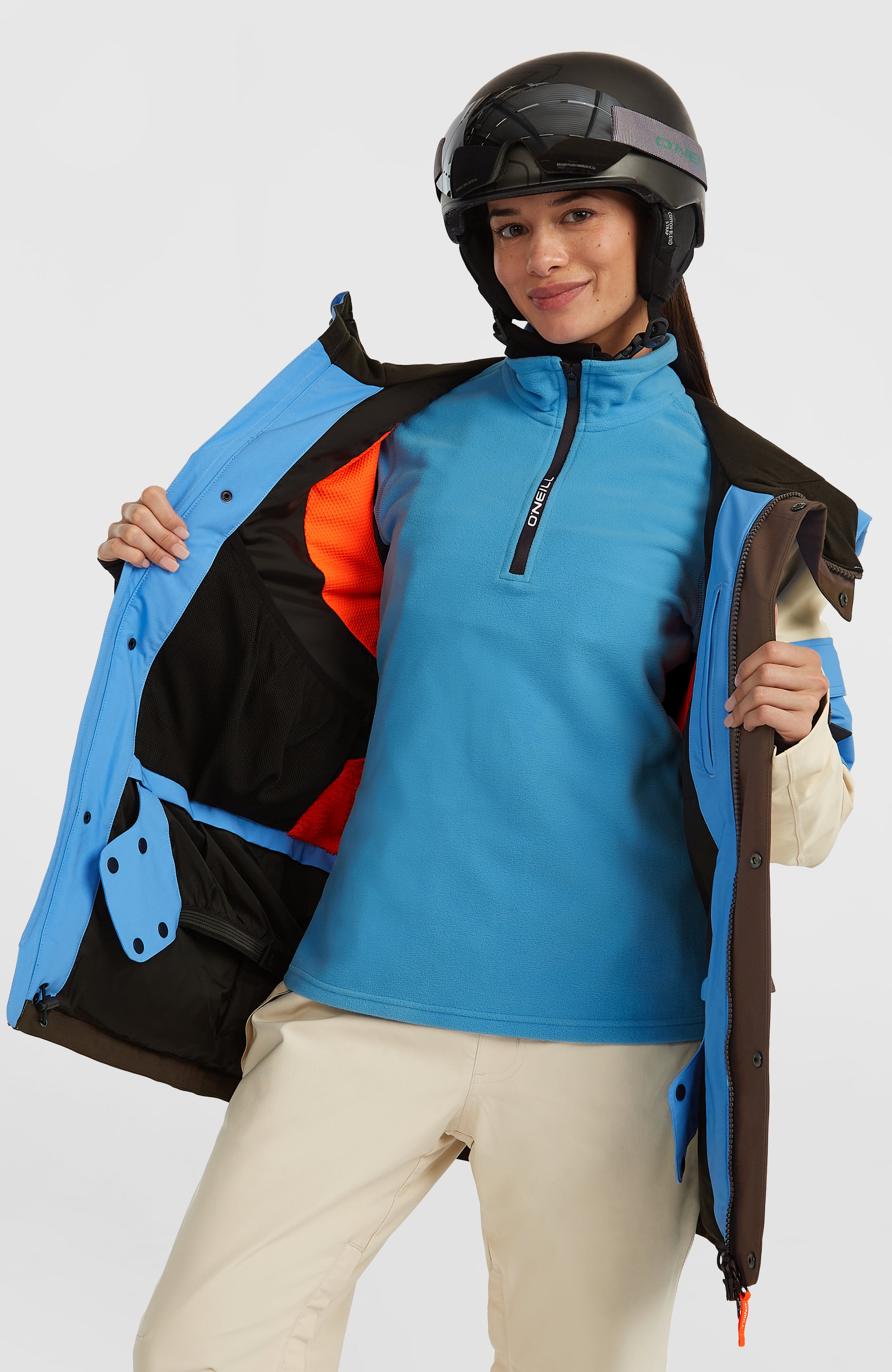 Fwc'Peak Pro Snow Jacket - Blue Poppy Colour Block