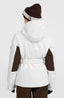 Fwc'Cruz Hybrid Belted Snow Jacket - Snow White Colour Block