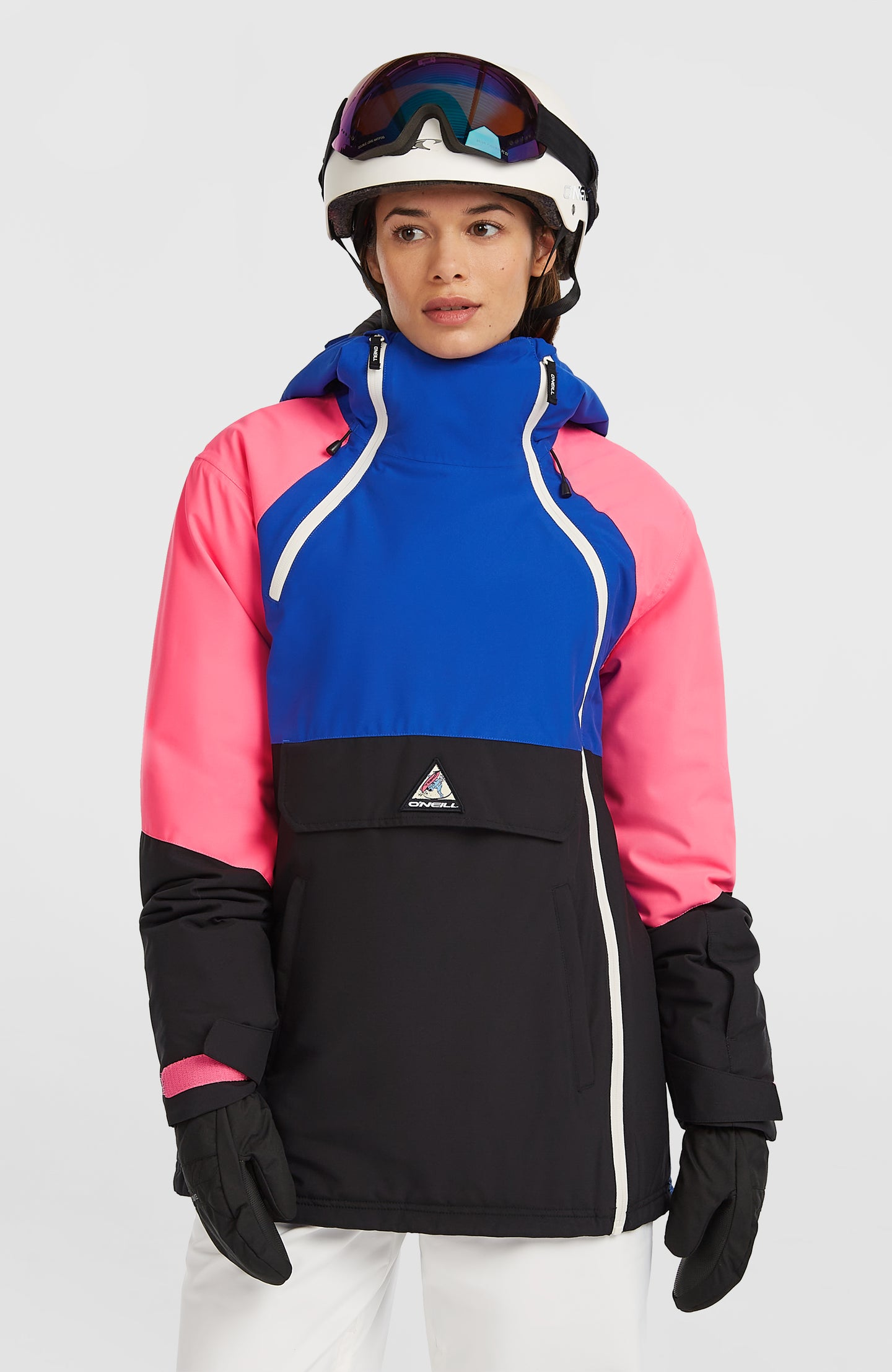 Fwc'Play Asymmetric Snow Jacket - Active Blue Colour Block