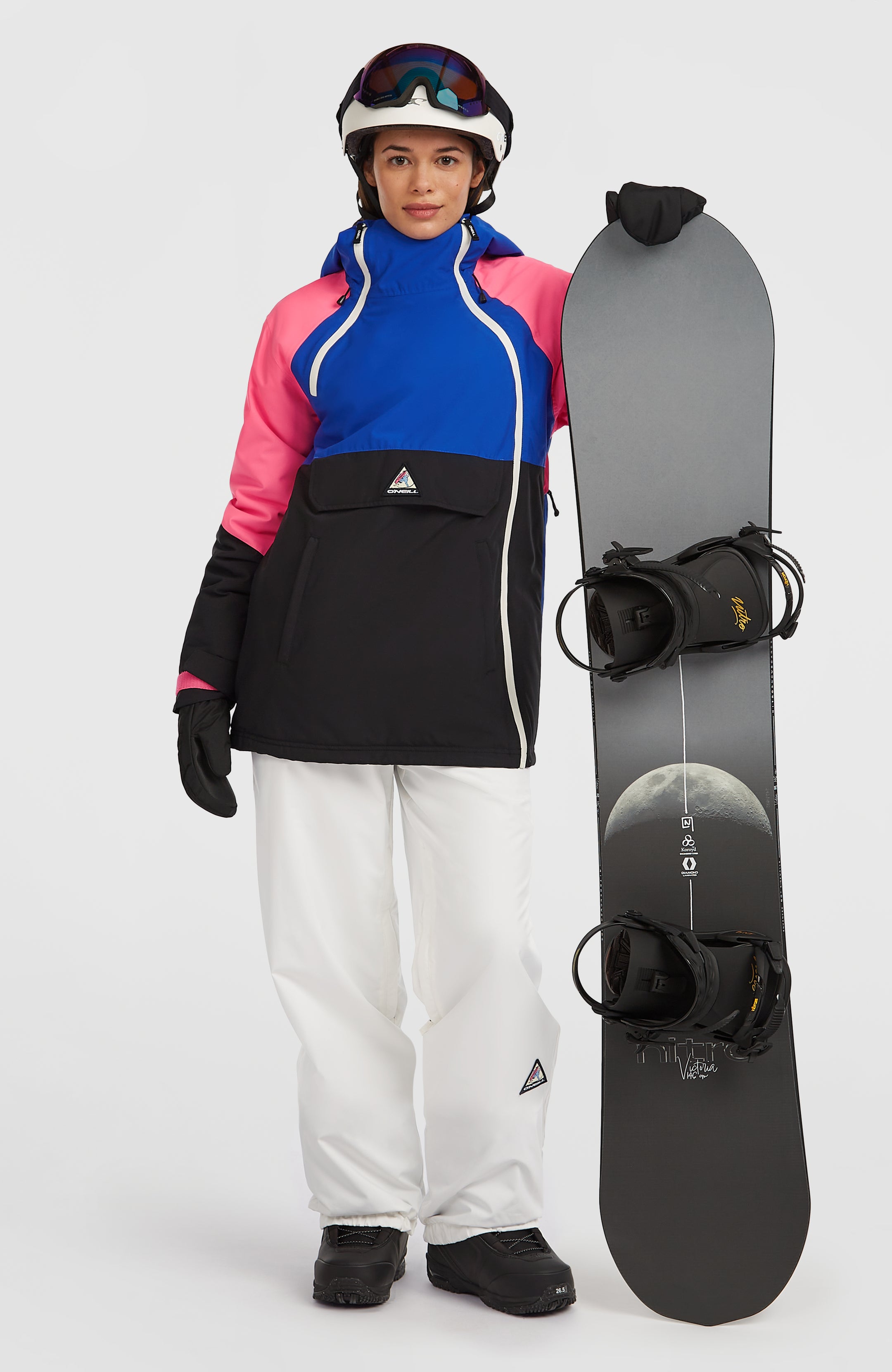 Fwc'Play Asymmetric Snow Jacket - Active Blue Colour Block