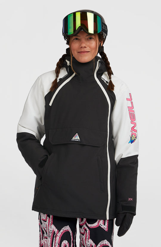 Fwc'Play Asymmetric Snow Jacket - Black Out Colour Block