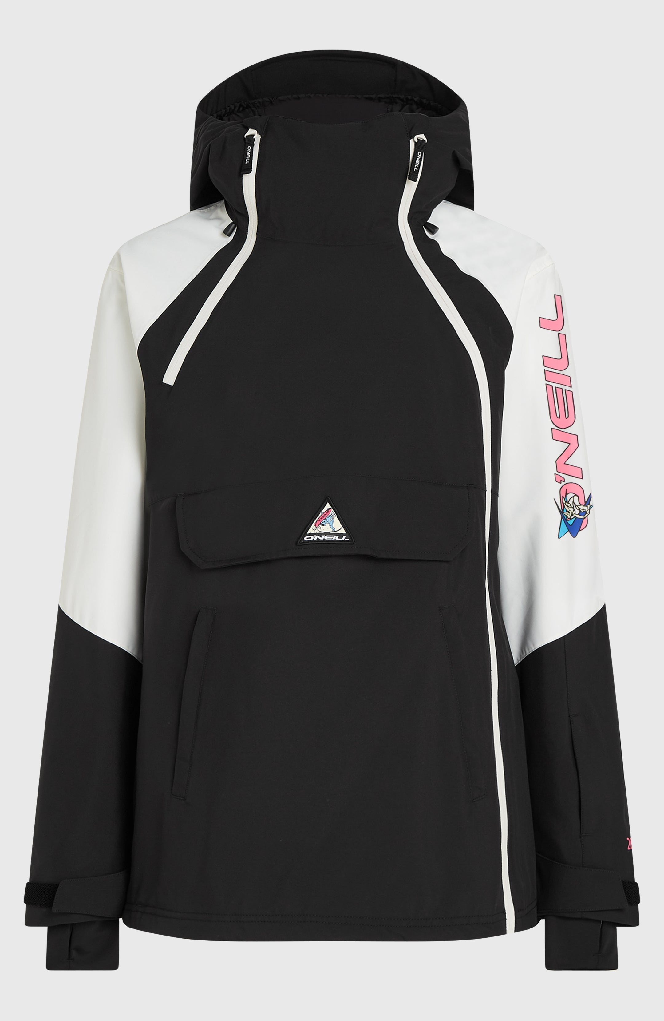 Fwc'Play Asymmetric Snow Jacket - Black Out Colour Block