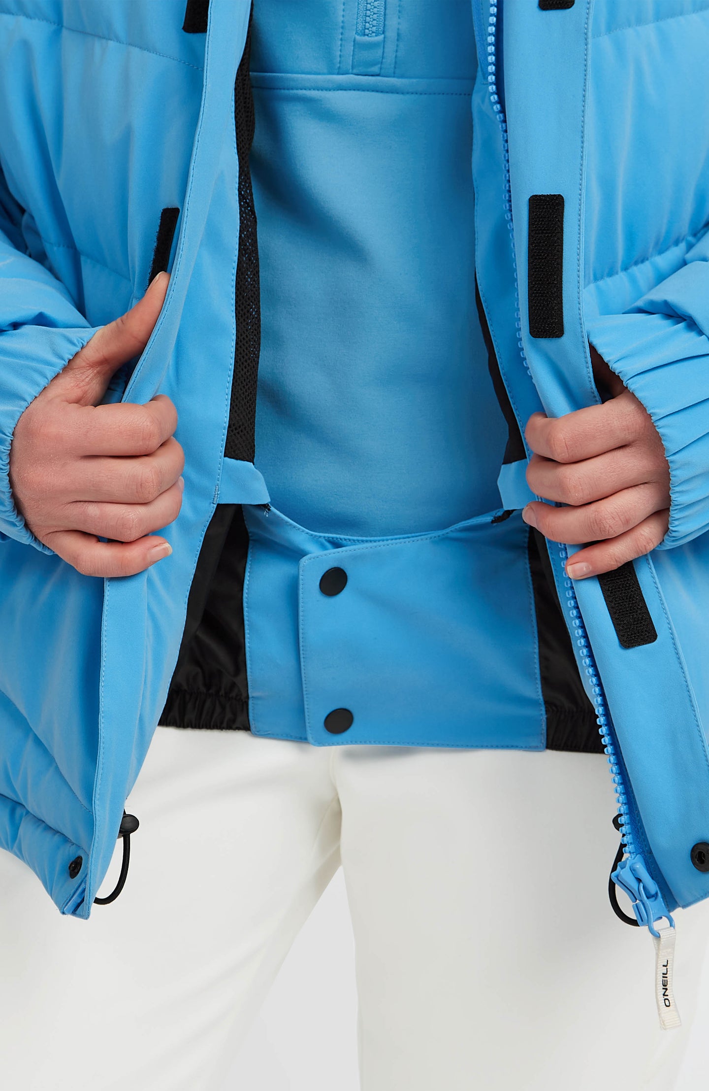 Fwc'Cruz Hybrid Puffer Snow Jacket - Blue Poppy