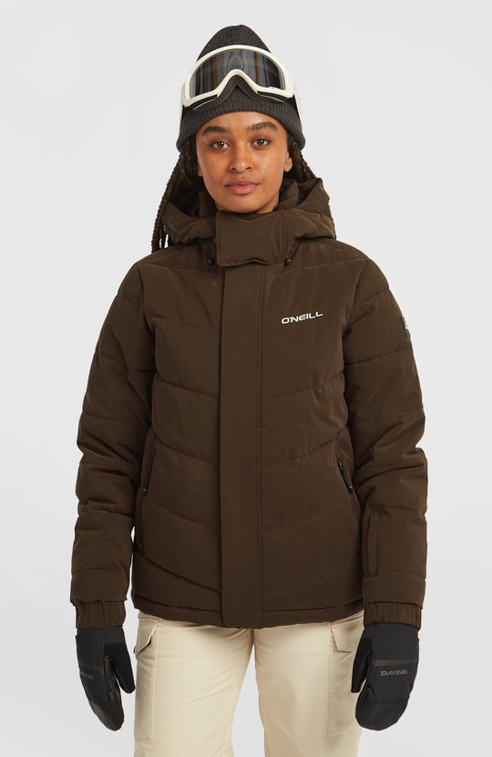 Fwc'Cruz Hybrid Puffer Snow Jacket - Coffee Bean