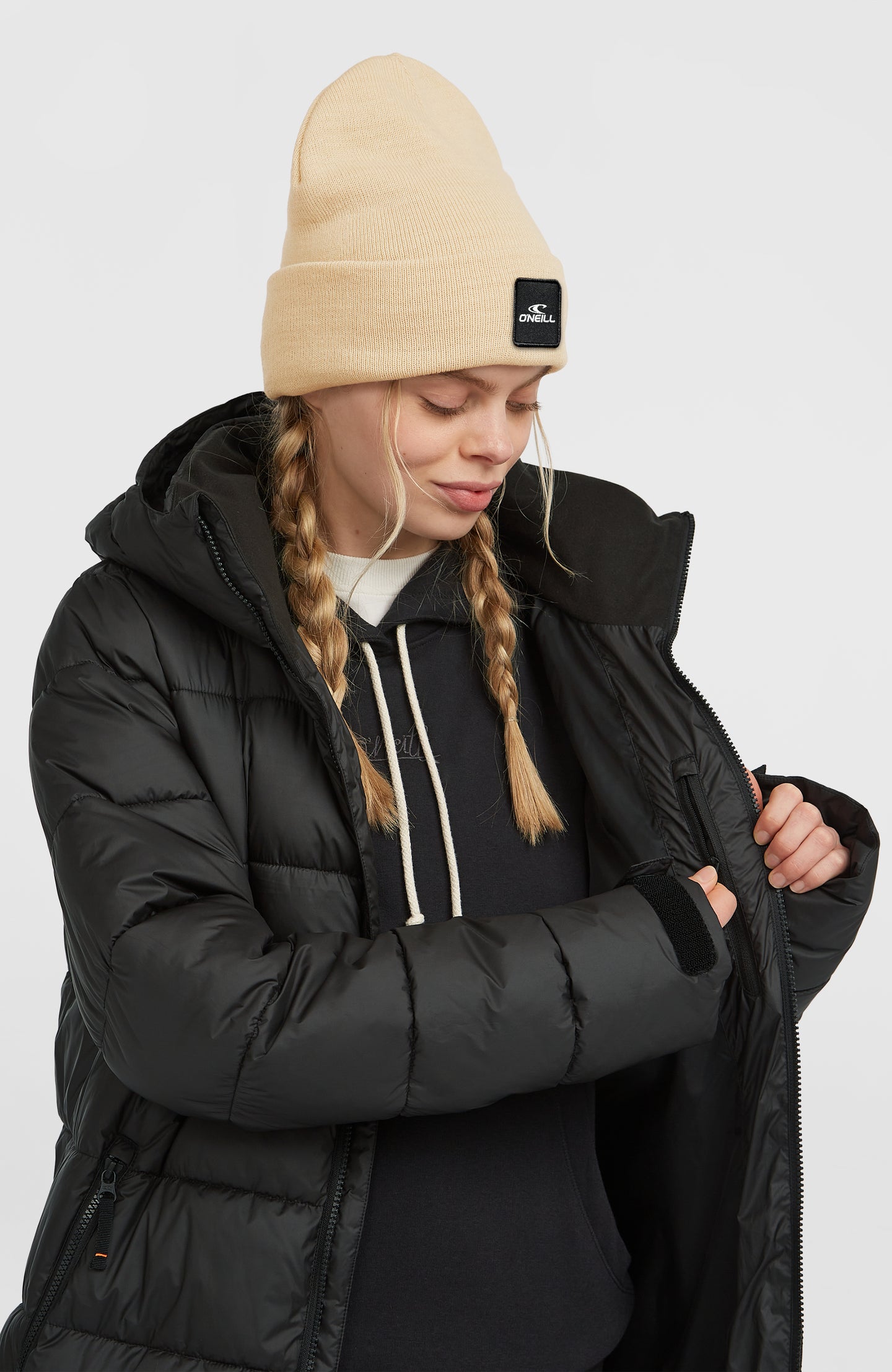 O'Neill Must-Have Long Puffer Jacket - Black Out