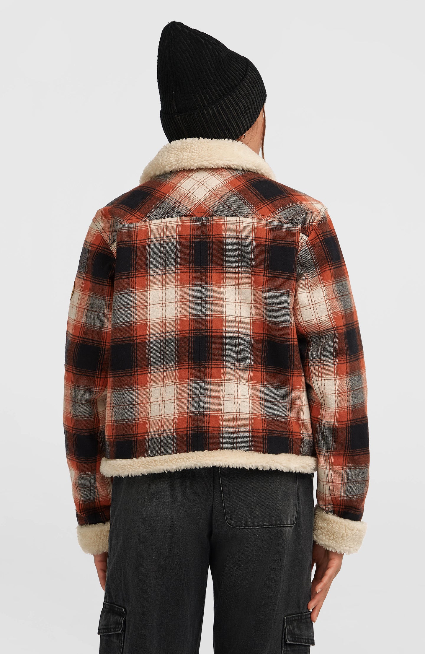 O'Riginals Fleece Lined Jacket - Bonfire Check