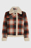 O'Riginals Fleece Lined Jacket - Bonfire Check
