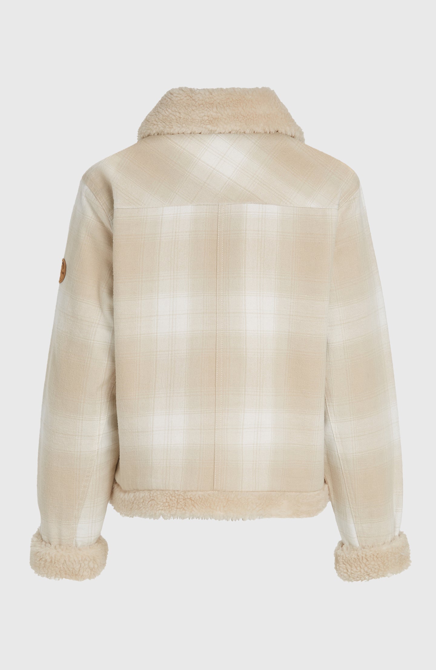 O'Riginals Fleece Lined Jacket - Beige Check