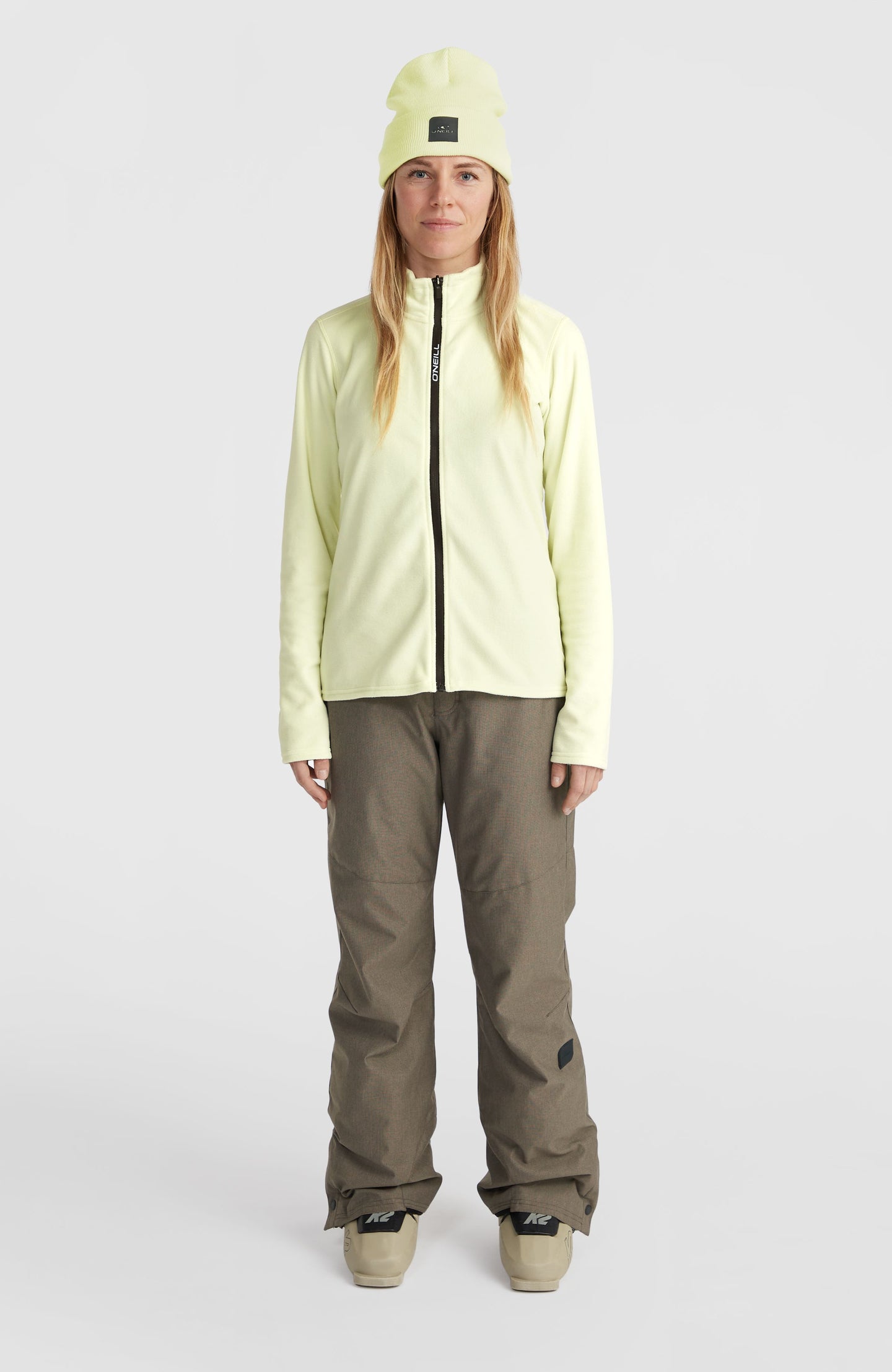 Star Melange Regular Snow Pants - Concrete