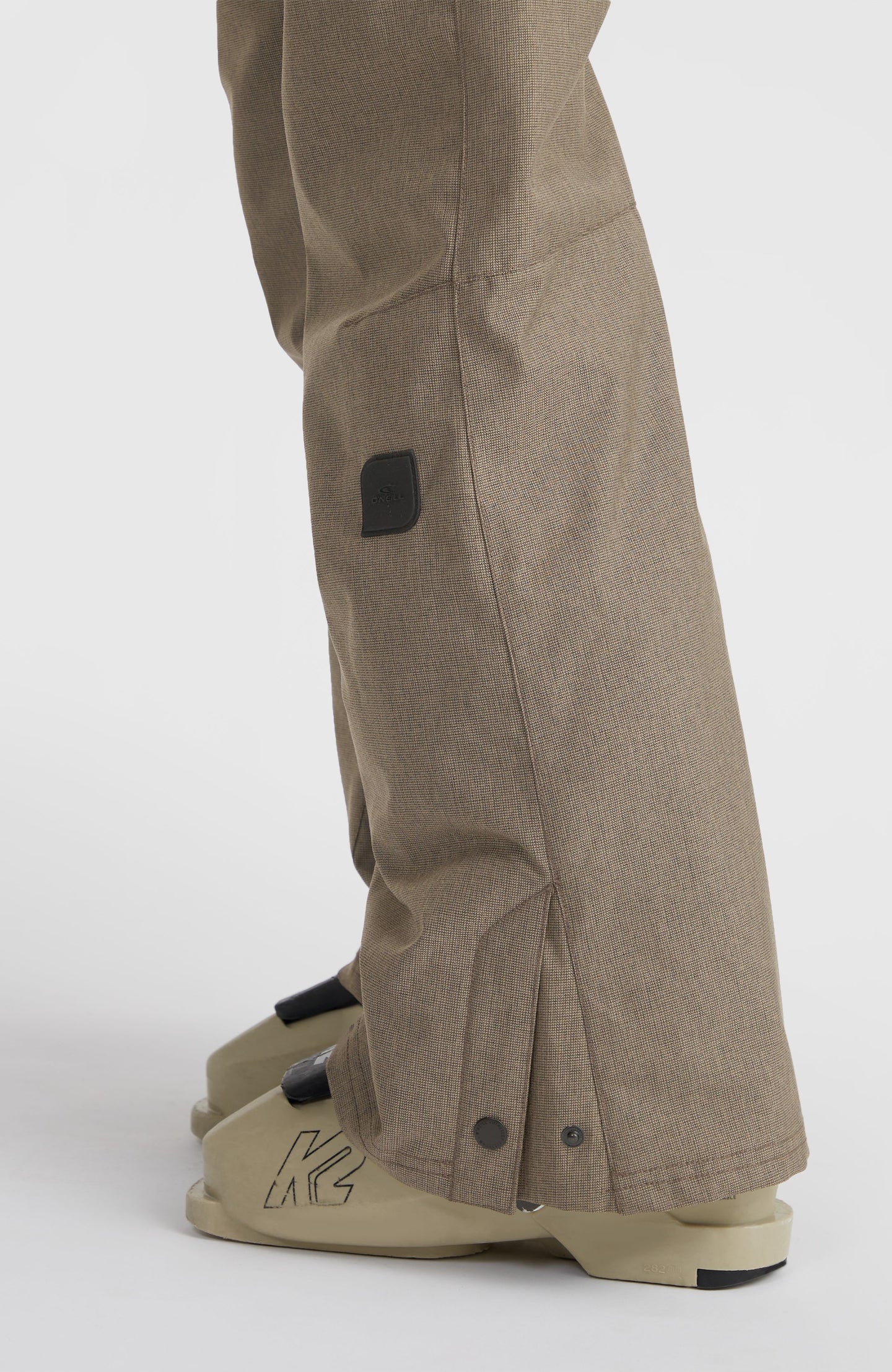 Star Melange Regular Snow Pants - Concrete