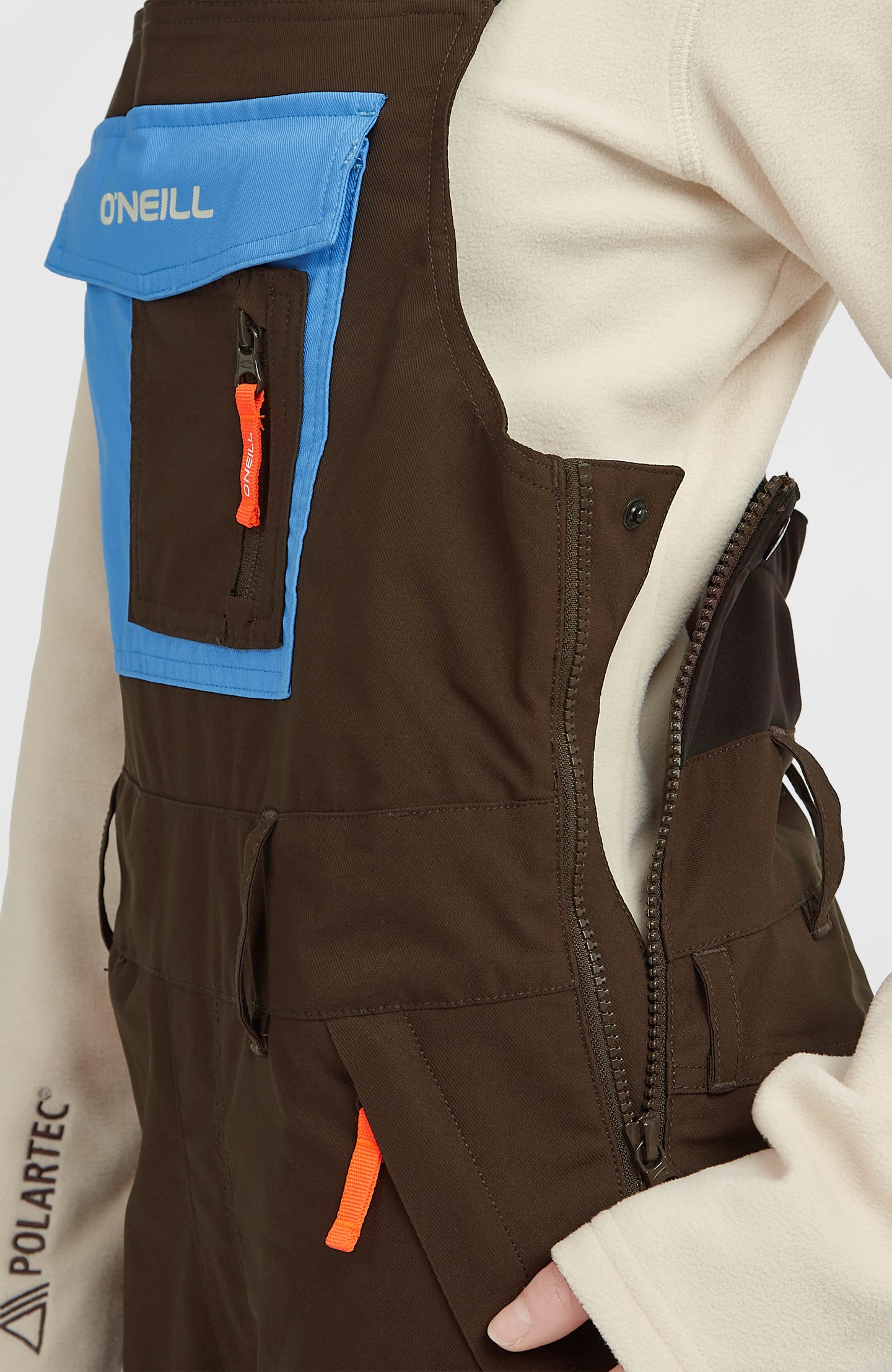 Fwc'Peak Bib Snow Pants - Coffee Bean Colour Block