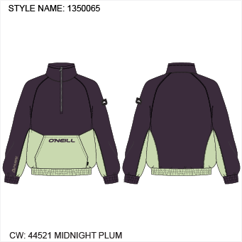 O'Riginals Polartec 100 Hz Fleece - Aubergine Colour Block