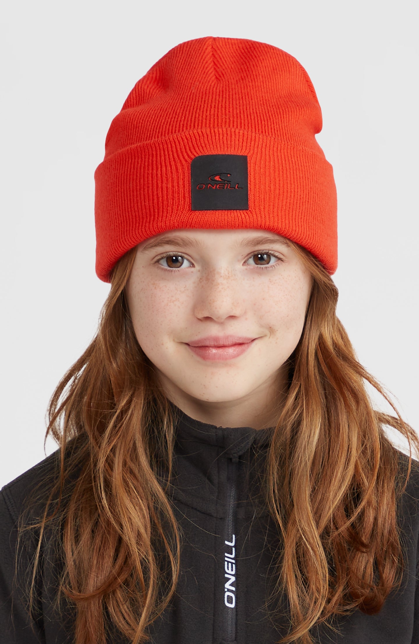 Cube Beanie Kids - Paprika Flame