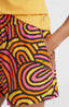 Amiri Beach Shorts - Orange Rainbow Stripe