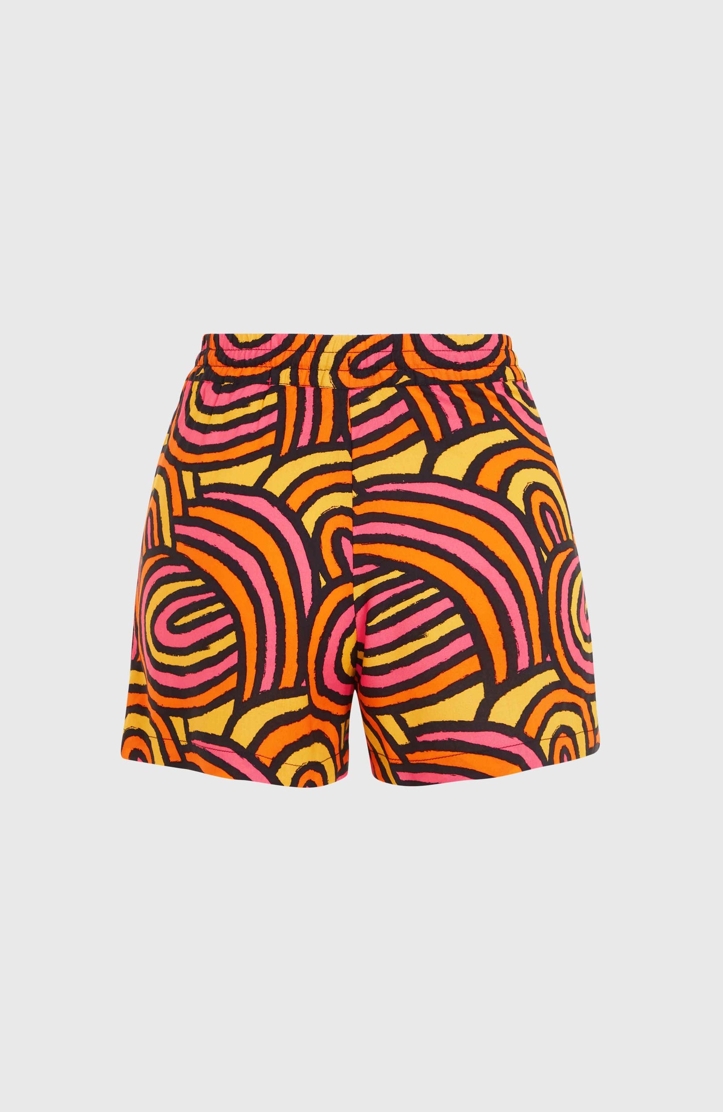 Amiri Beach Shorts - Orange Rainbow Stripe