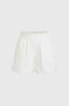 Essentials Ava Smocked Shorts - Snow White
