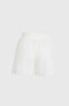 Essentials Ava Smocked Shorts - Snow White