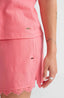 Essentials Ava Smocked Shorts - Perfectly Pink