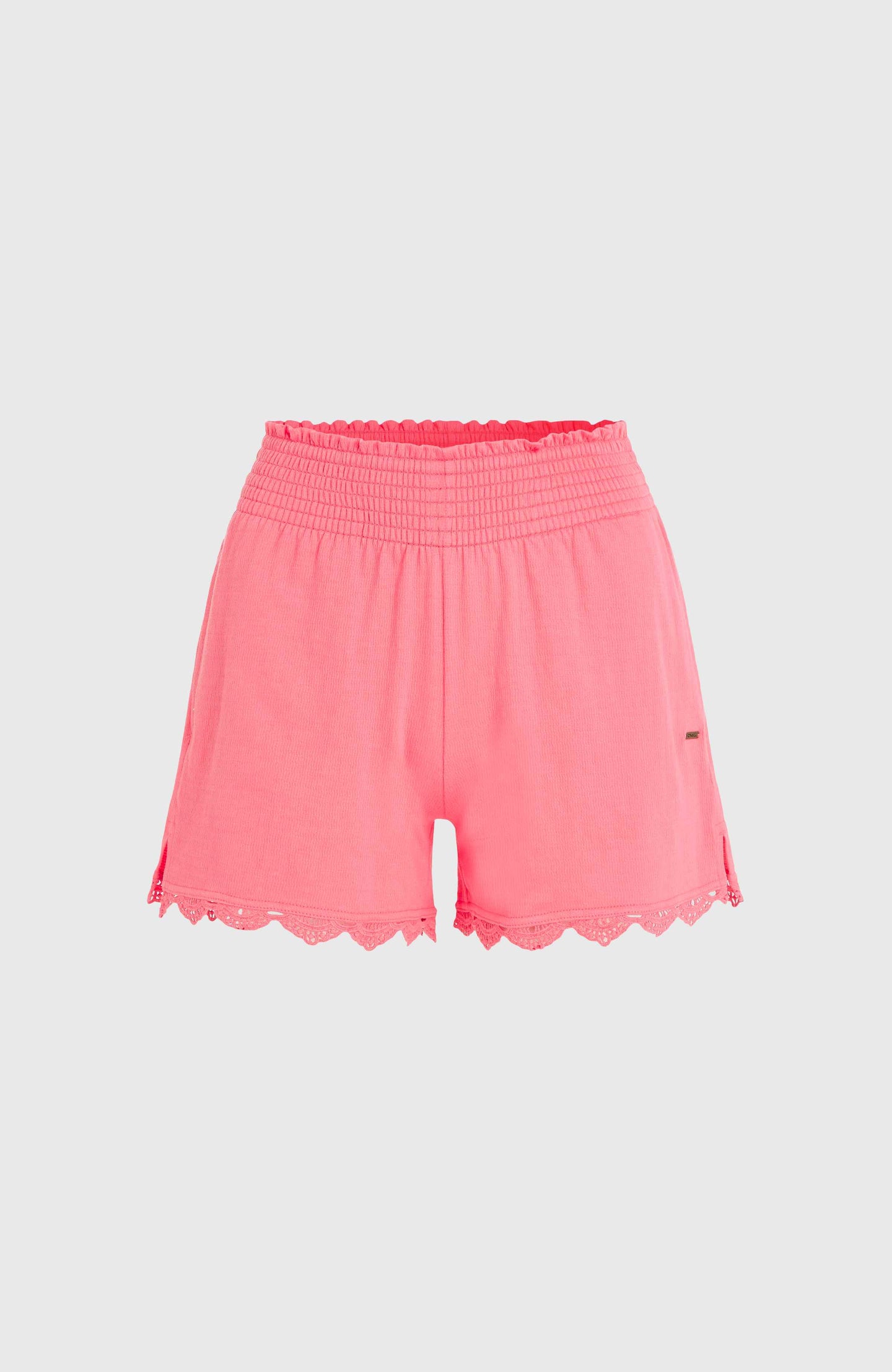 Essentials Ava Smocked Shorts - Perfectly Pink