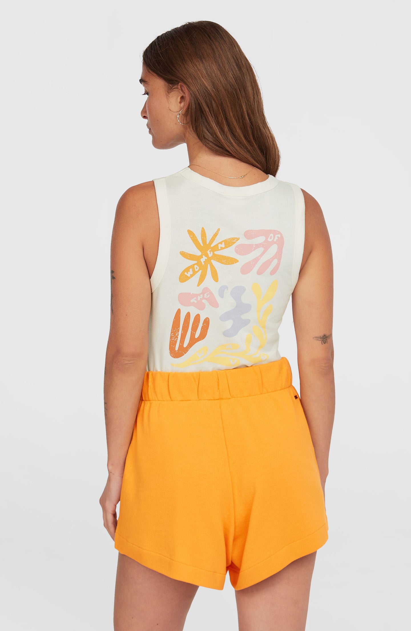 Women Of The Wave Sweat Shorts - Golden Honey