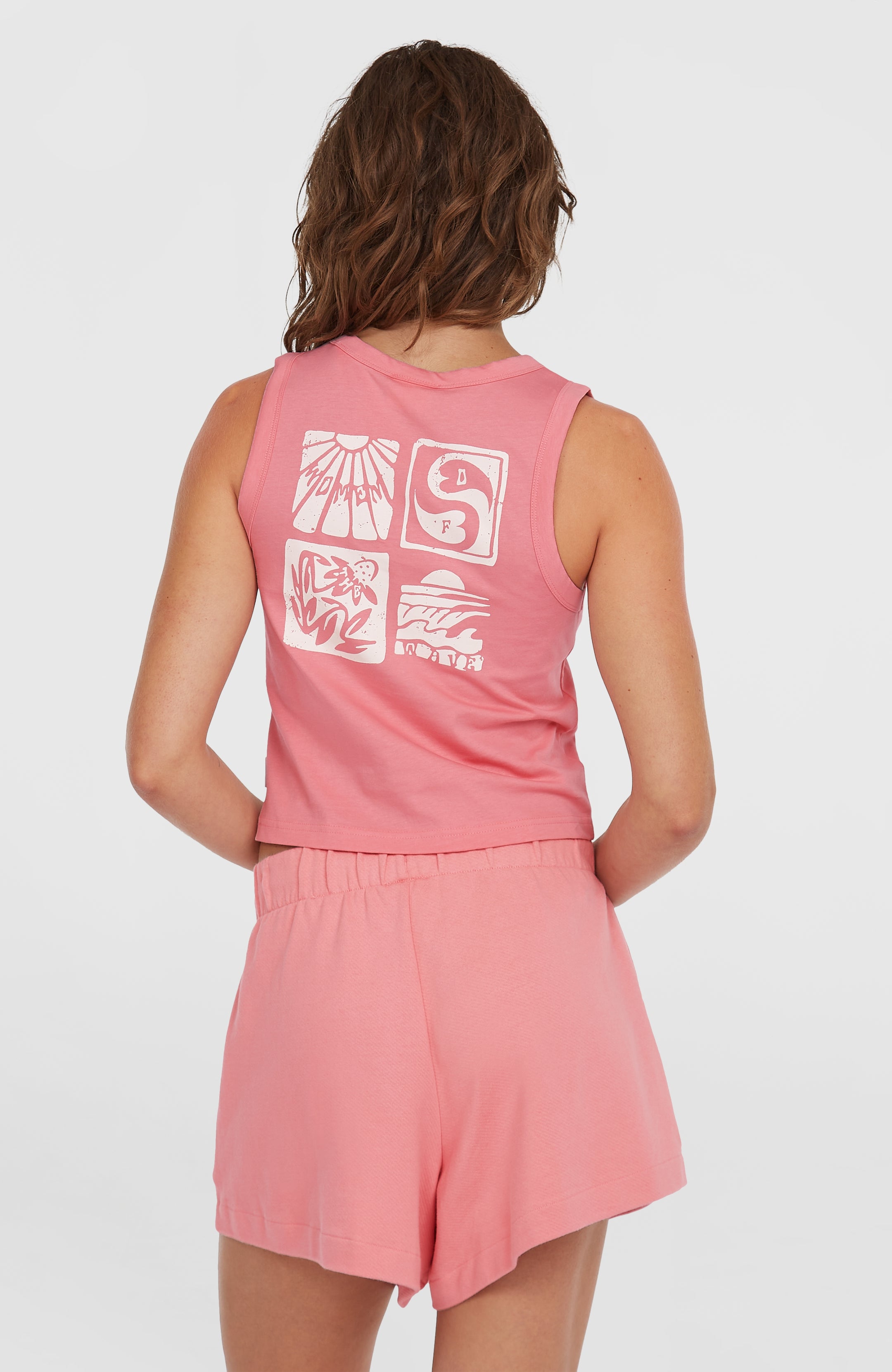 Women Of The Wave Sweat Shorts - Desert Rose