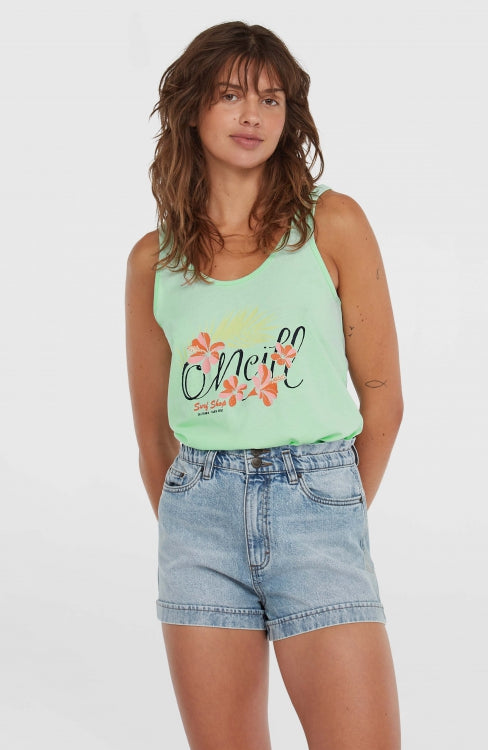 Tasia Paperbag Shorts - Denim Blue