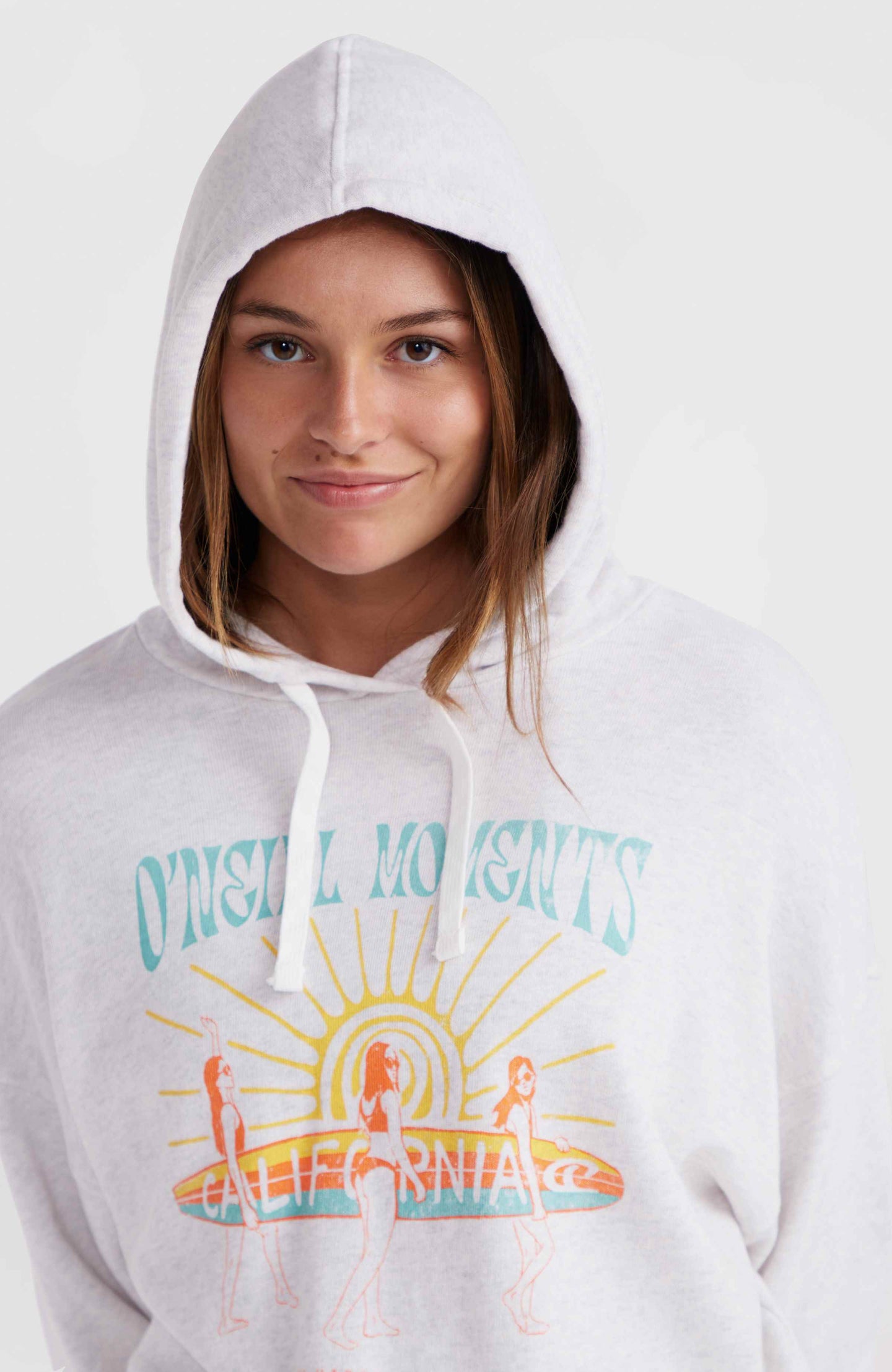 O'Neill Beach Vintage Hoodie - White Melange