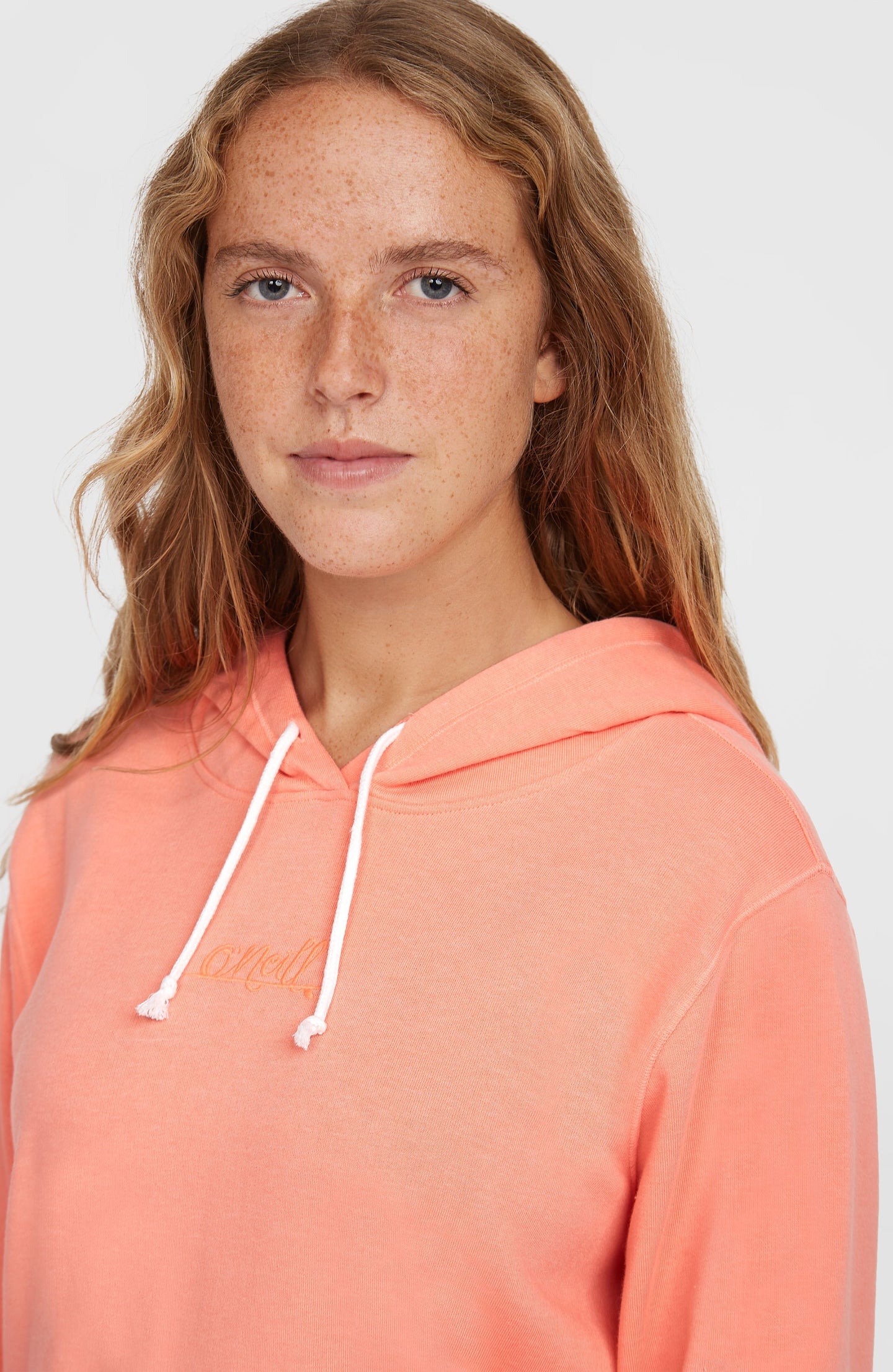 Essentials O'Neill Script Hoodie - Coral Pink