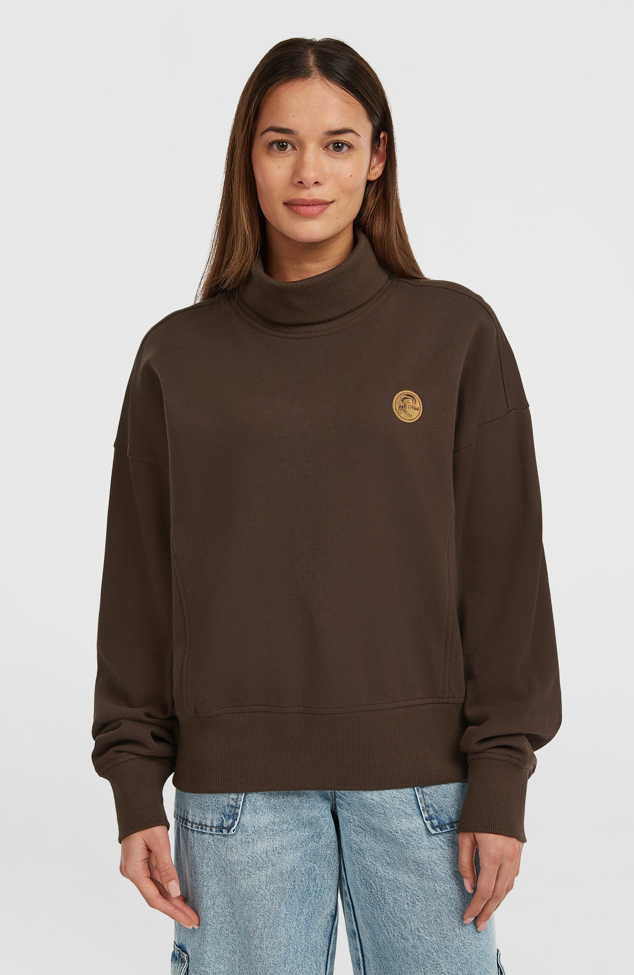 O'Riginals High Neck Crew - Coffee Bean