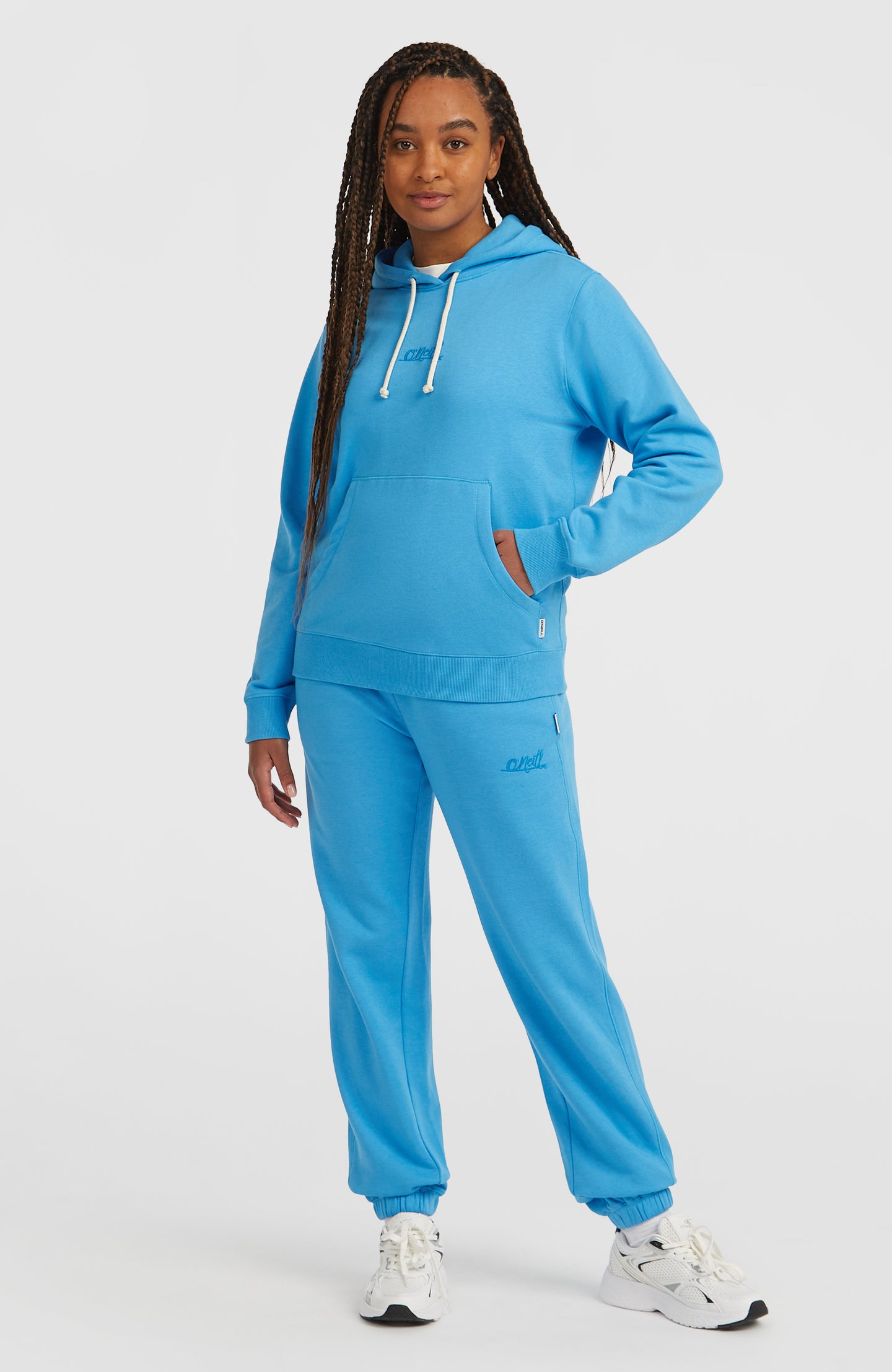 Essentials O'Neill Script Hoodie - Blue Poppy