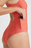 O'Neill Trvlr Series Pocket Swimsuit - Red Orcher