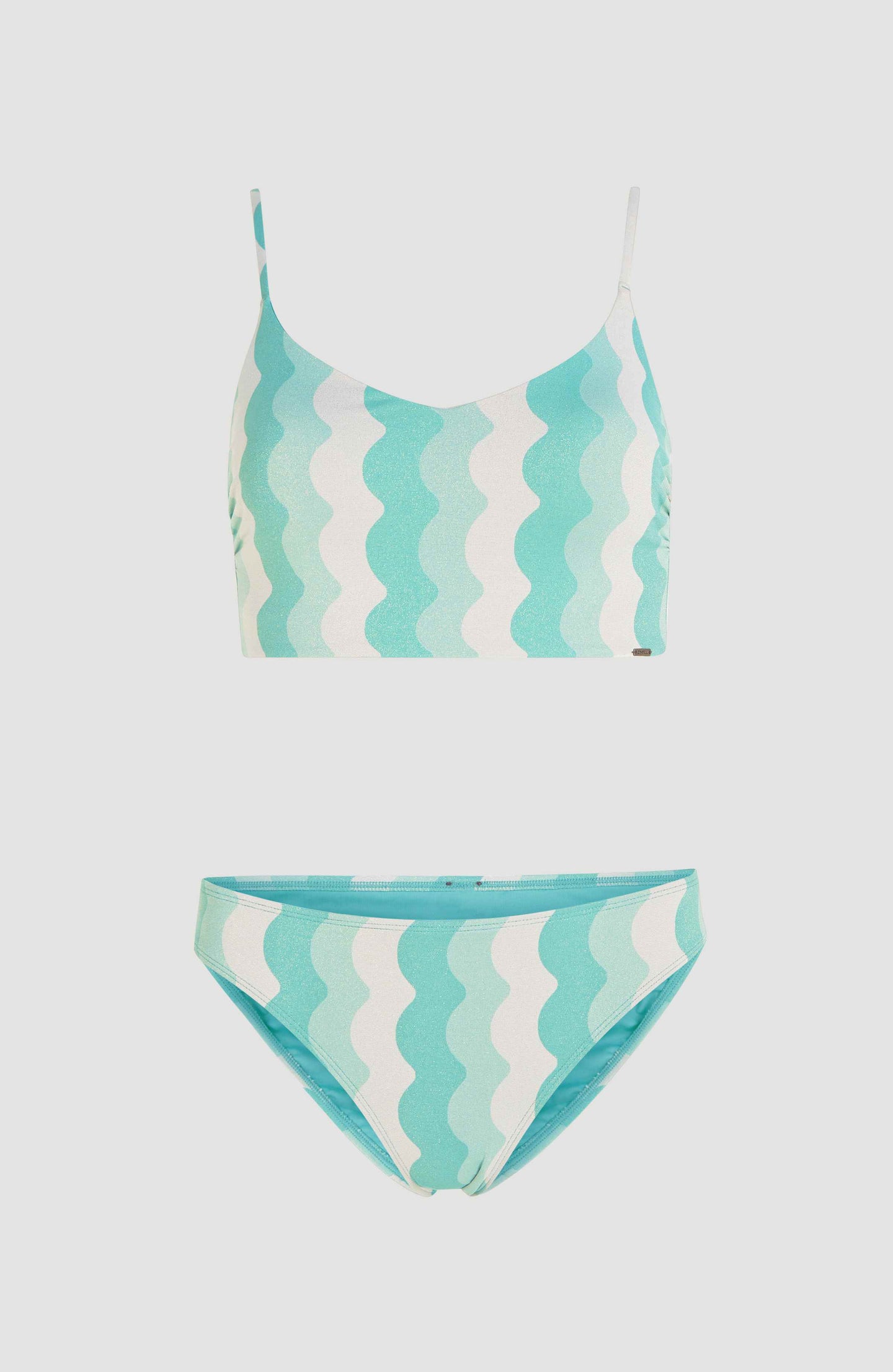 Onll Mid Rita Bikini Set - Blue Big Waves