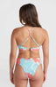 Lisala - New Love Wow Bikini Set - Pink Ice Cube Tie Dye