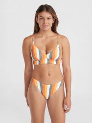 Wave Skye Bikini Set - Orange Multistripe