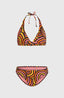Marga - Rita Bikini Set - Orange Rainbow Stripe
