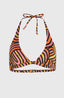 Marga Top - Orange Rainbow Stripe
