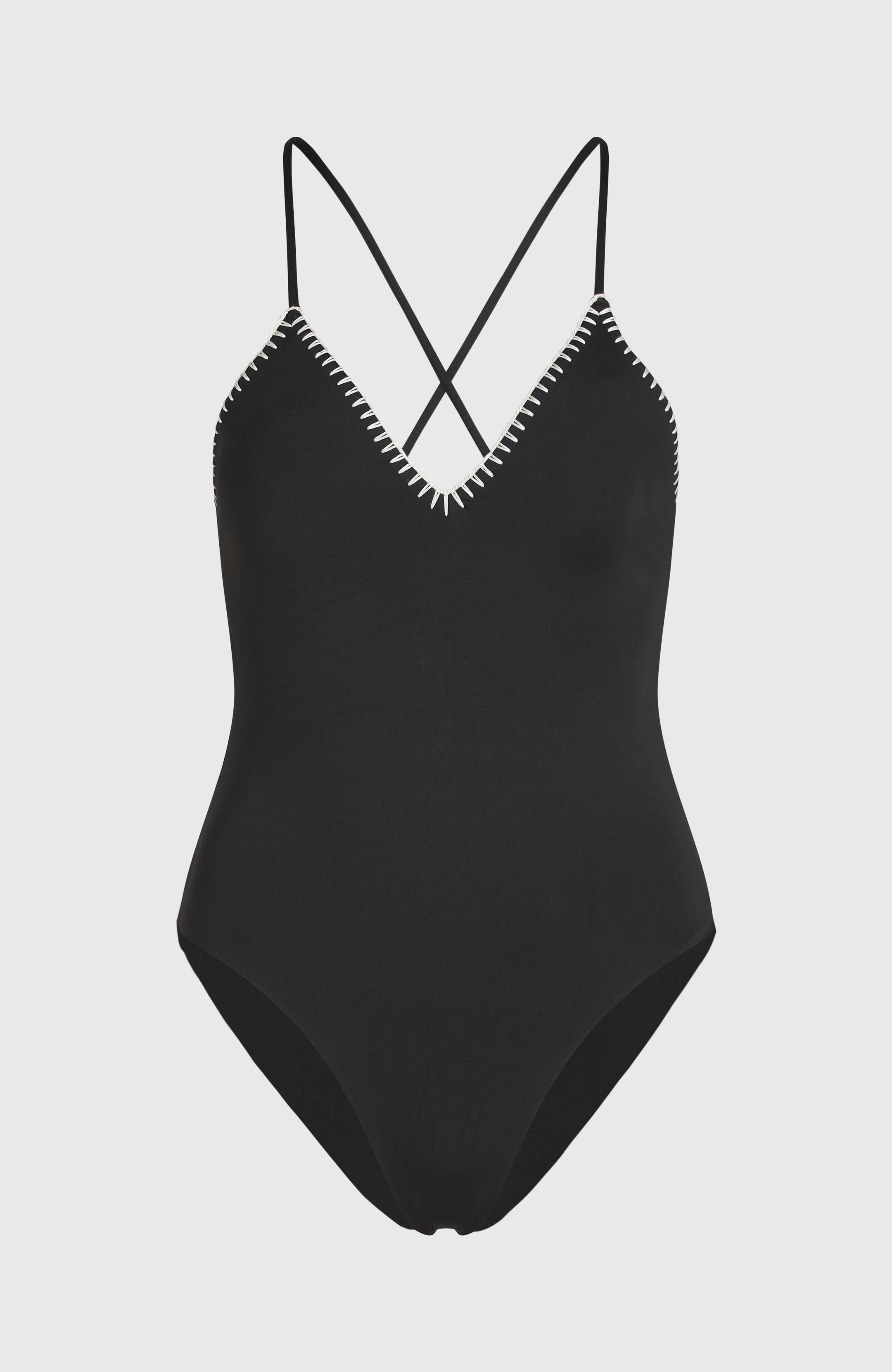 Saltwater Jaida Crochet Swimsuit - Black Out