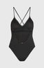 Saltwater Jaida Crochet Swimsuit - Black Out