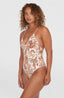 Saltwater Jaida Crochet Swimsuit - Orange Jungle Paisey