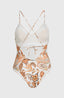 Saltwater Jaida Crochet Swimsuit - Orange Jungle Paisey