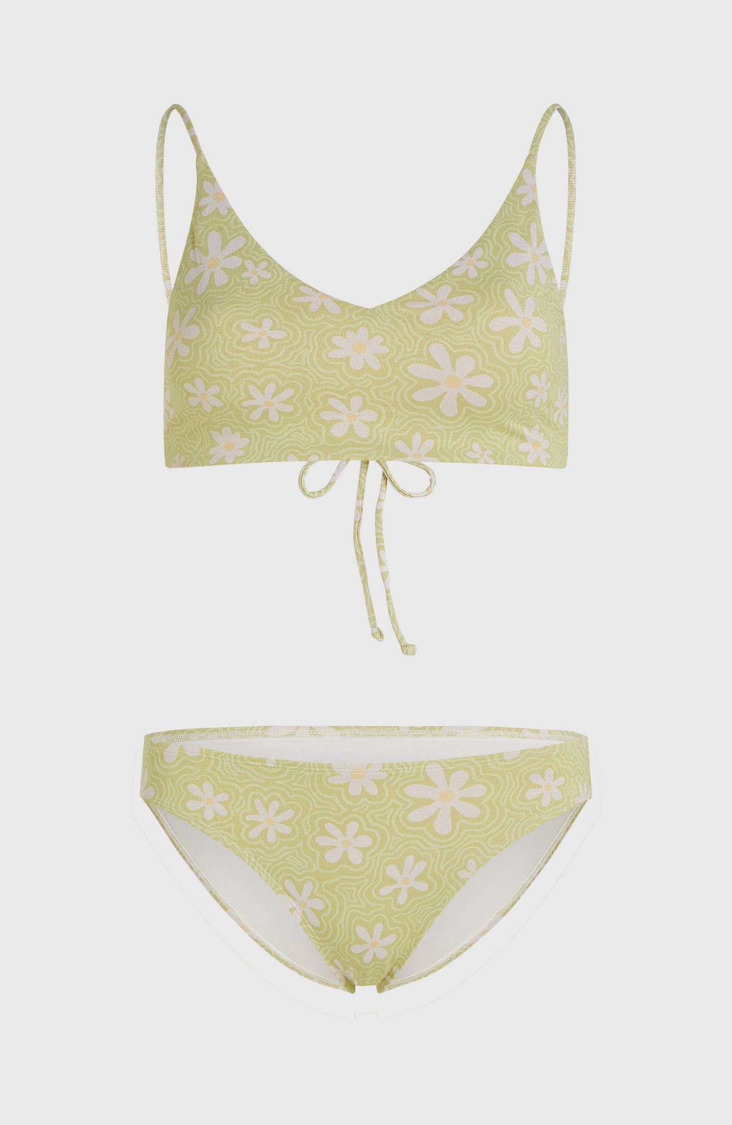 O'Neill Beach Vintage Midles Rita Bikini Set - Green Daisyline