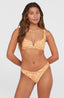Wotw Popoyo Matira Bikini Set - Orange Abstract Wave