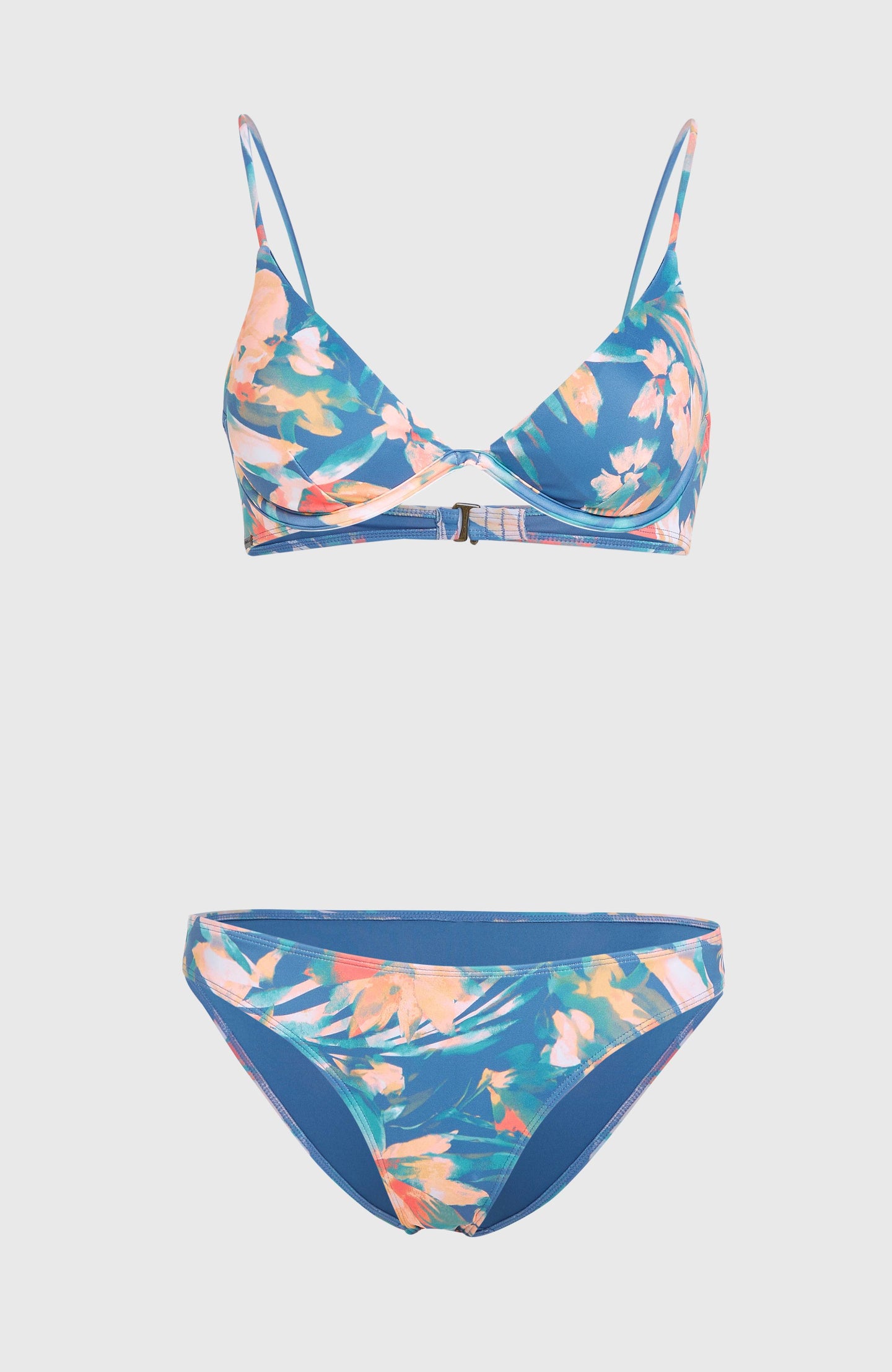 Honopu Rockley Bikini Set - Blue Painted Tropics