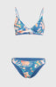 Honopu Rockley Bikini Set - Blue Painted Tropics